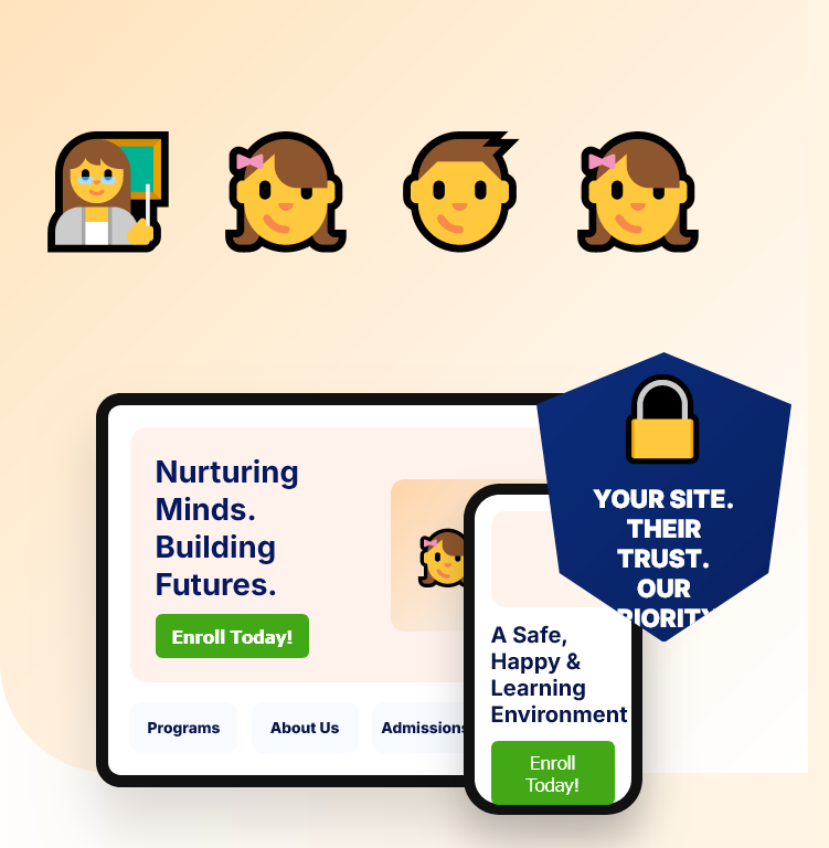 Website Security Kid Care Marketing