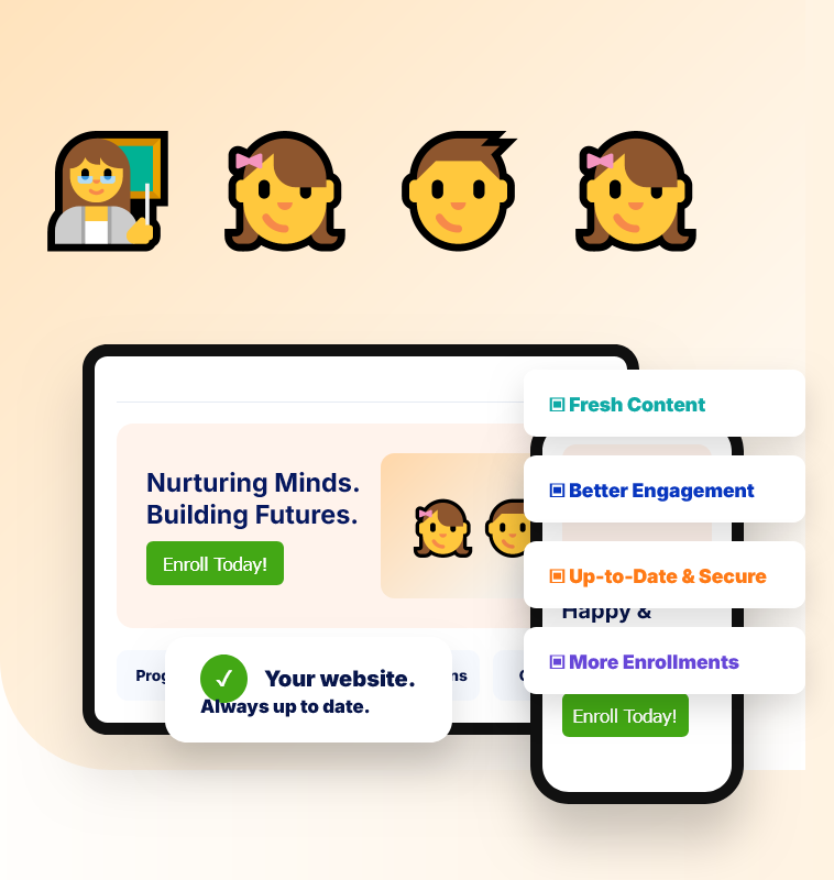 Website Updates Kid Care Marketing